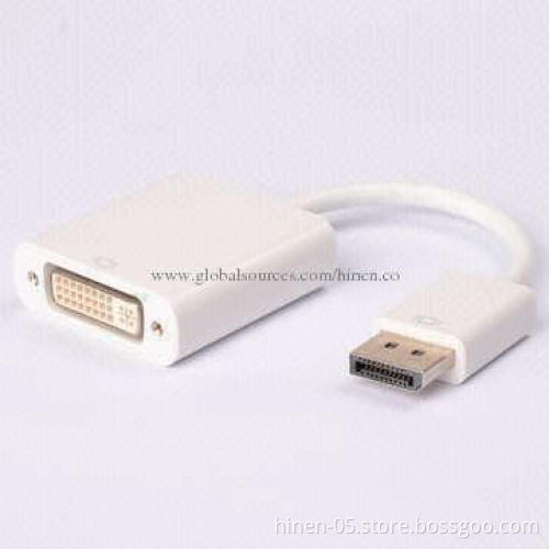 DisplayPort to DVI Adapter, 1,080P DVI Highest Video Resolution